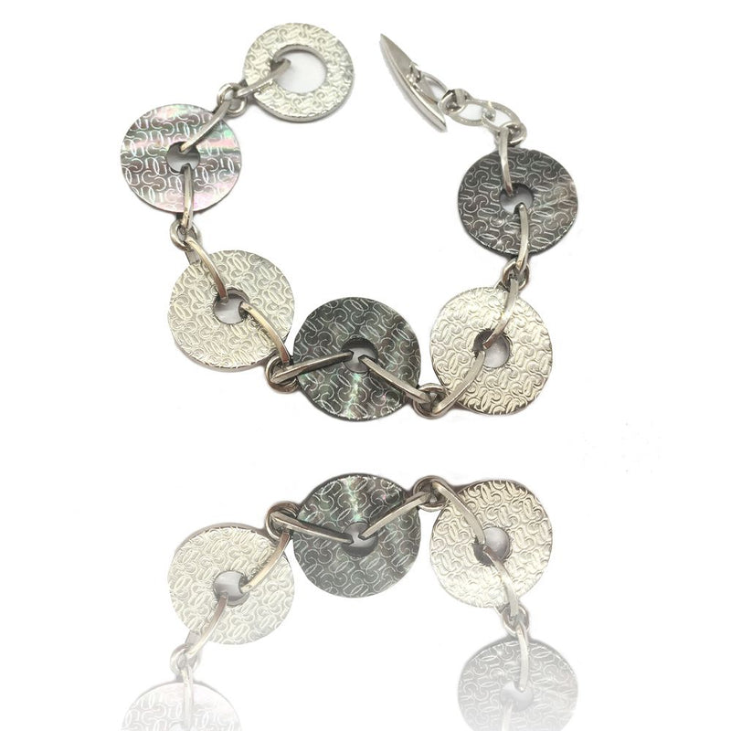 GC Silver Stainless Steel Bracelet Glam Steals