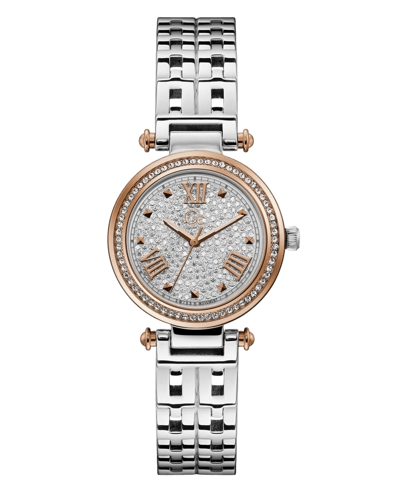 GCDS Silver Gc Stainless Steel Dress Watch Glam Steals