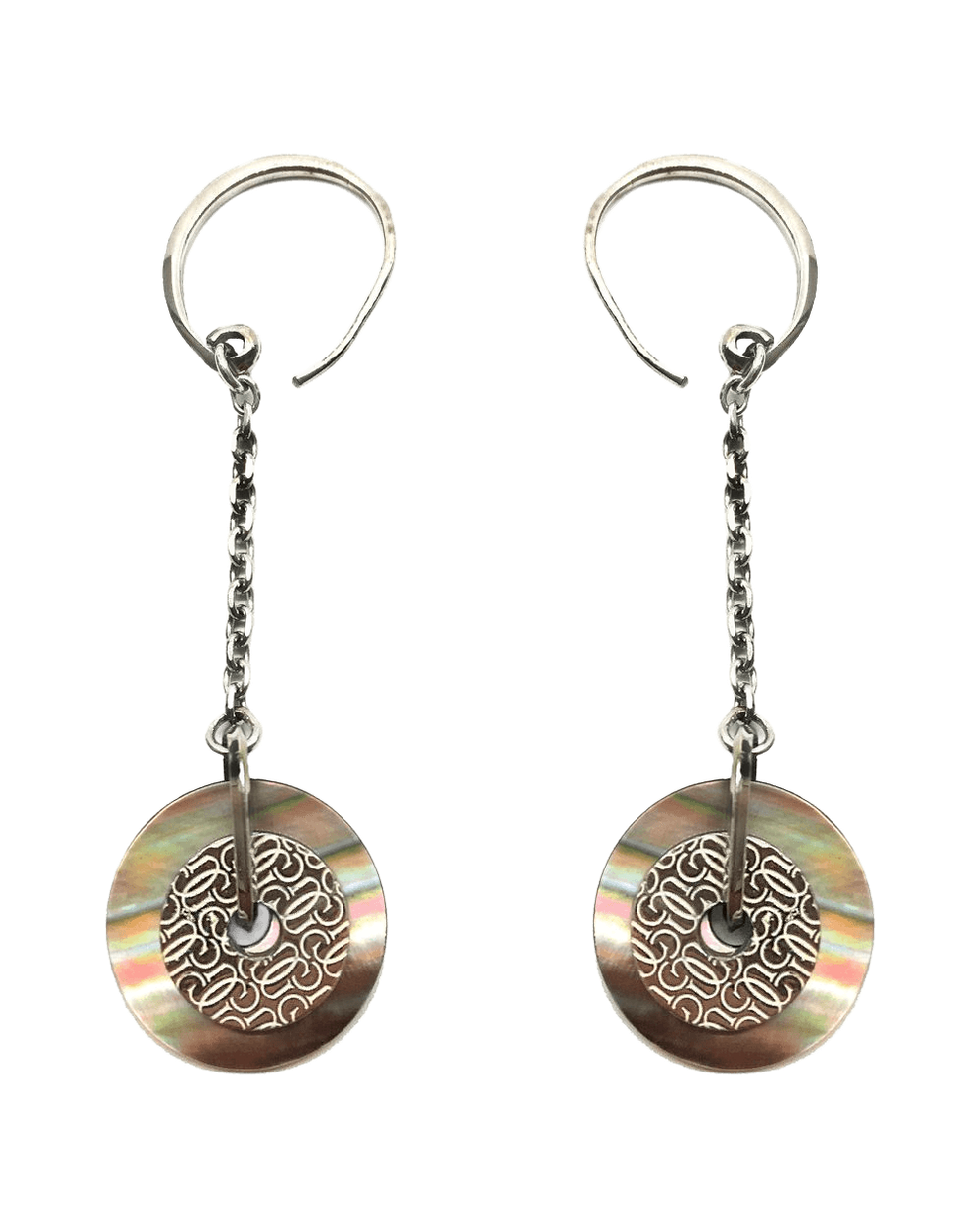 Gc Silver Stainless Steel Earrings Glam Steals