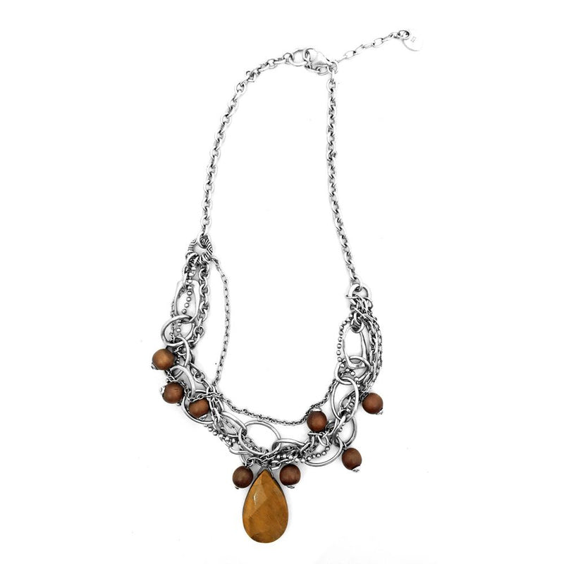 Gc Silver Stainless Steel Necklace Glam Steals