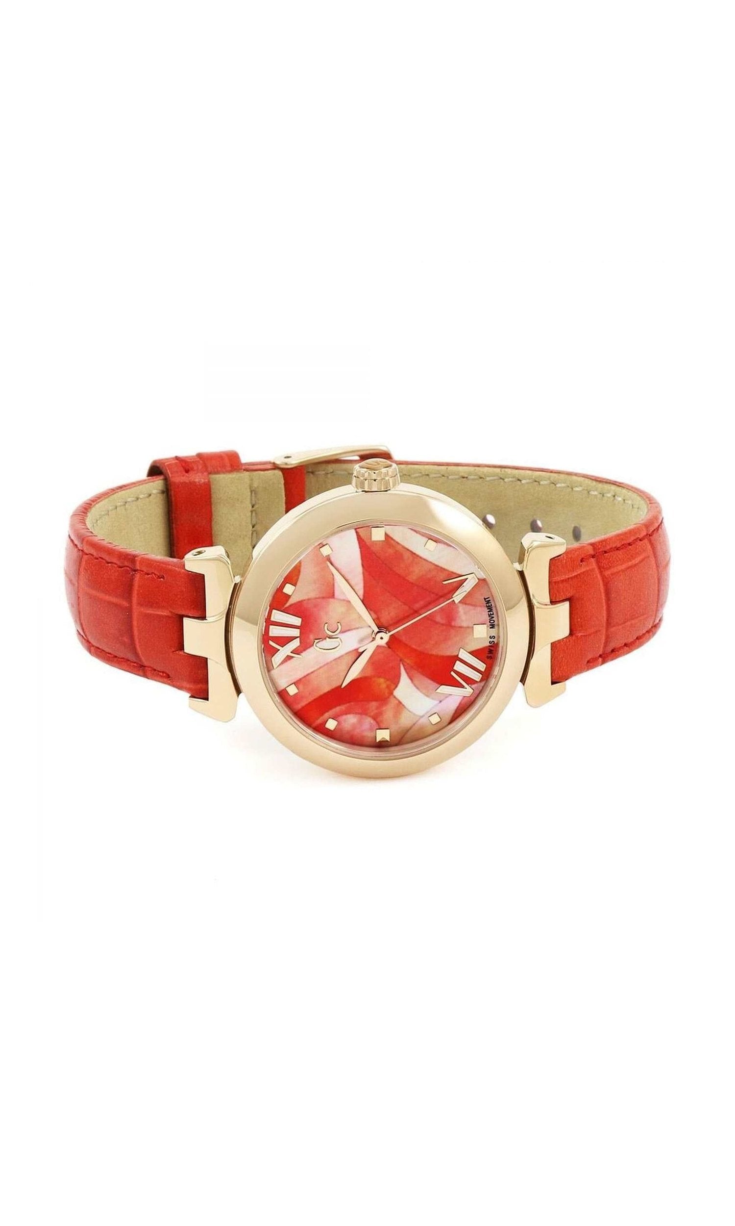 Gcds Orange Leather Gc Watch Glam Steals