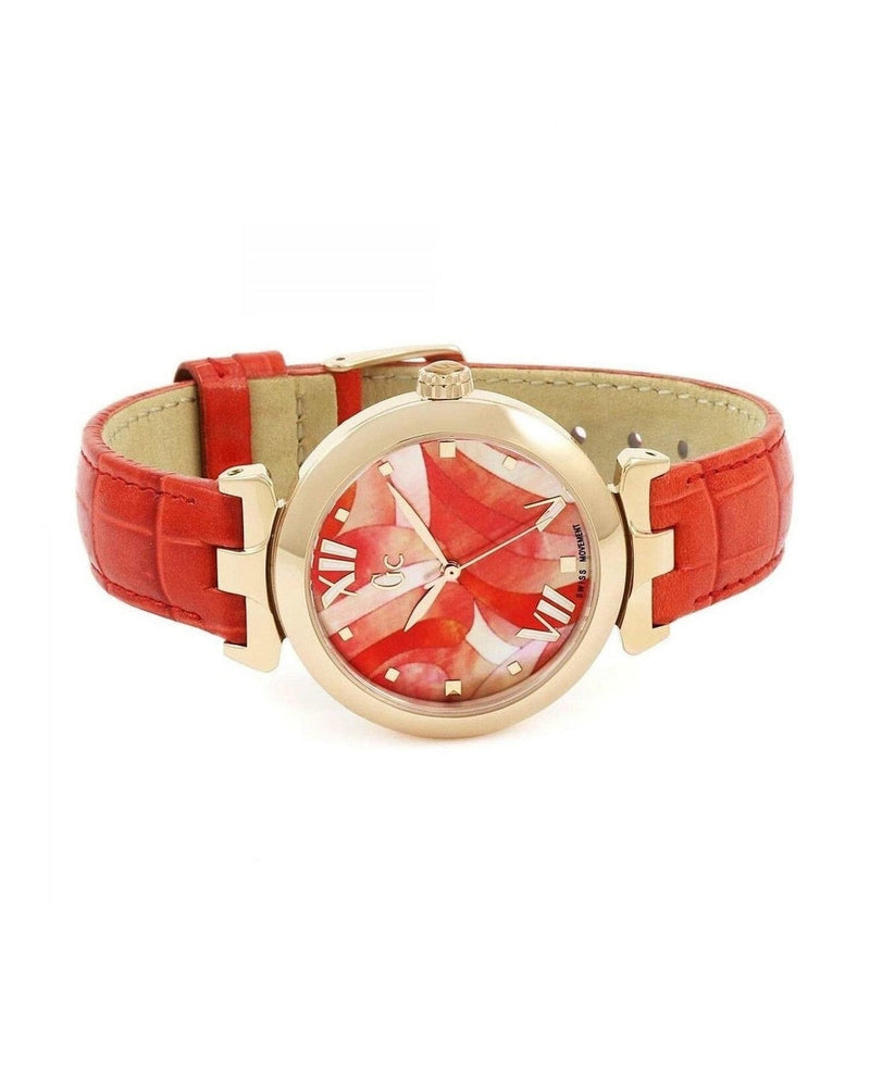 Gcds Orange Leather Gc Watch Glam Steals