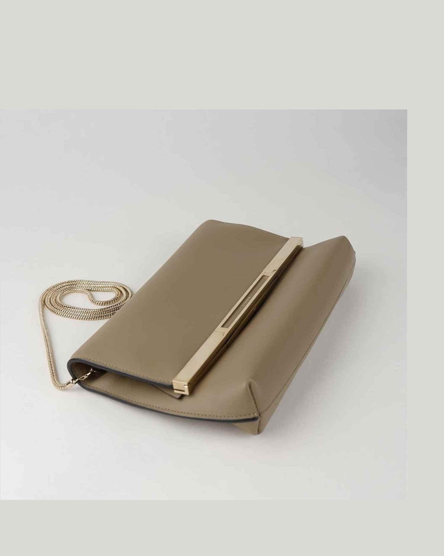 Giada Beige Leather Crossbody Bag Glam Steals