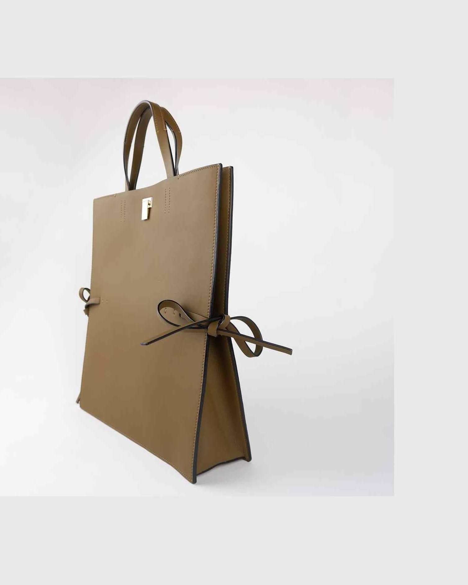 Giada Brown Leather Handbag Glam Steals