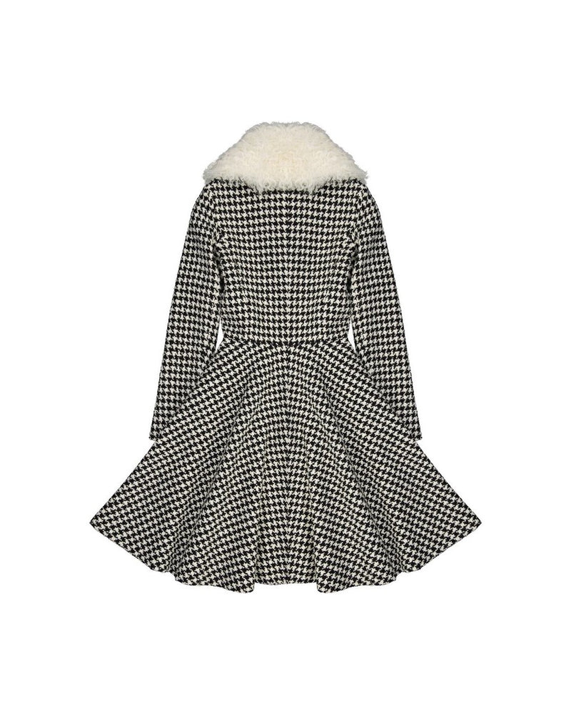 Giambattista Valli Black Virgin Wool Coat Glam Steals