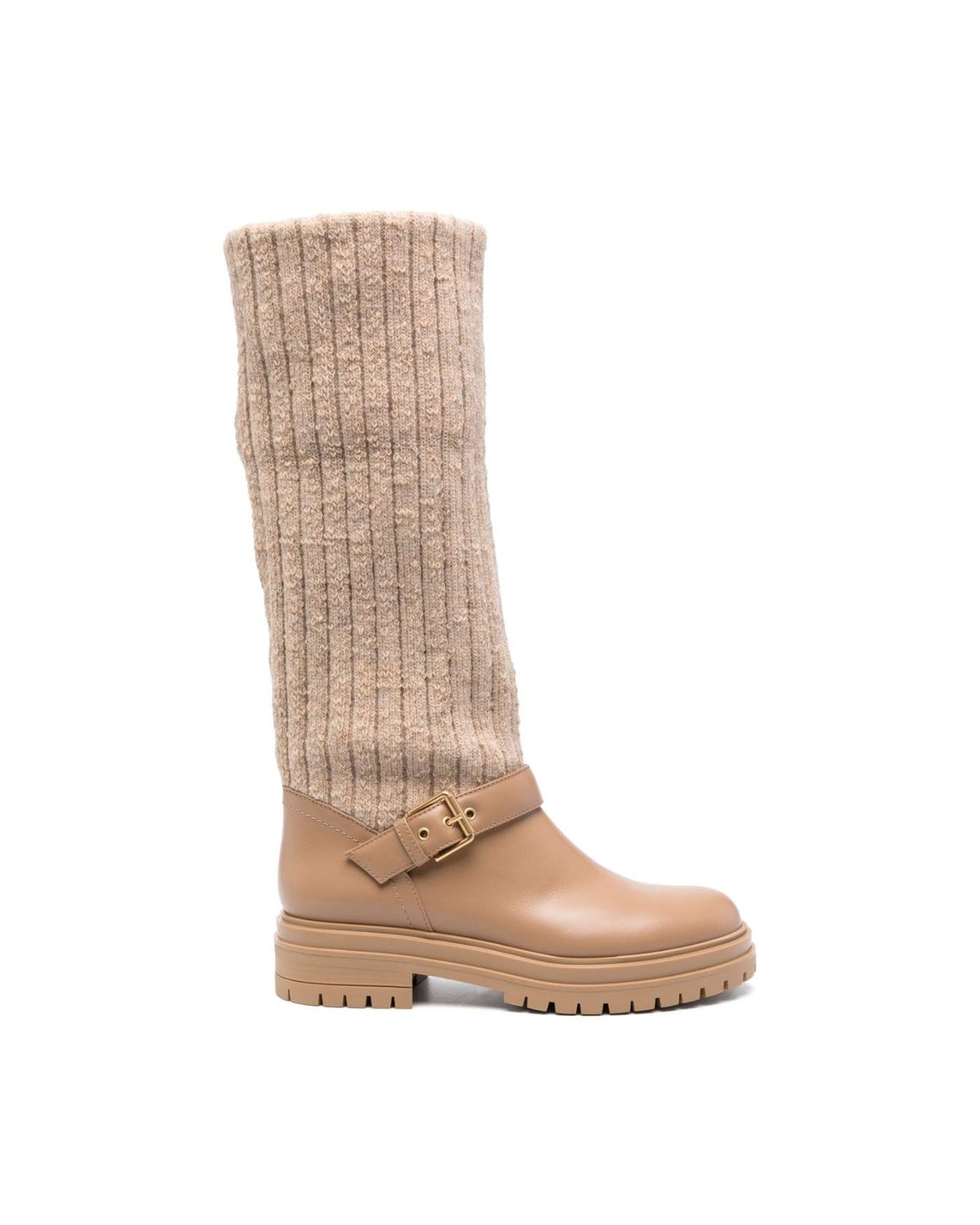 Gianvito Rossi Beige Boots Glam Steals