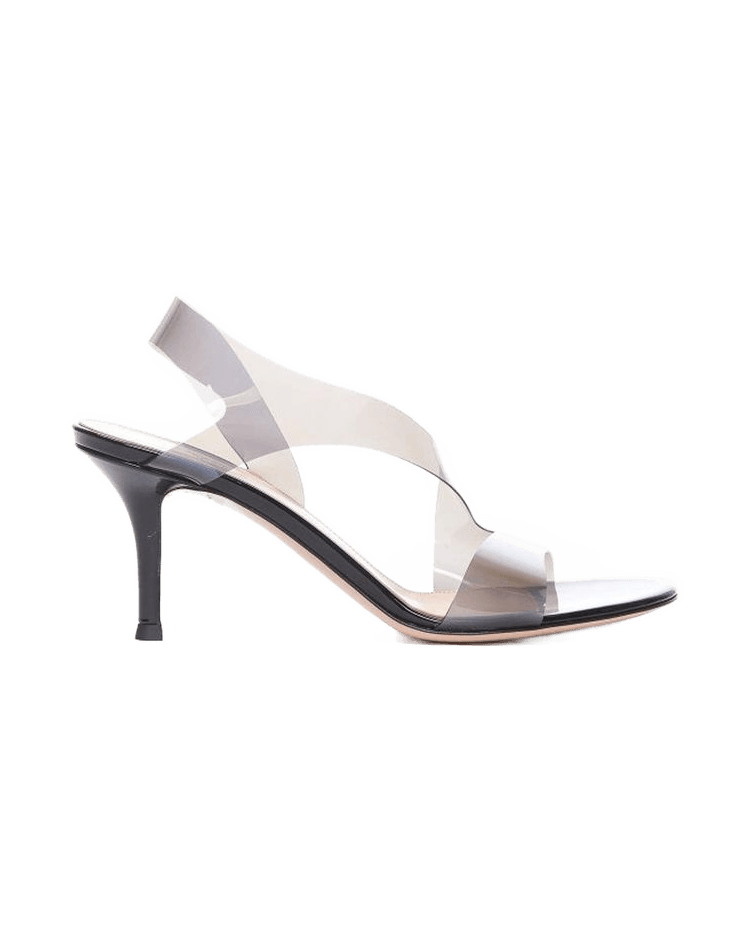 Gianvito Rossi Black Rubber Stiletto Heels Glam Steals