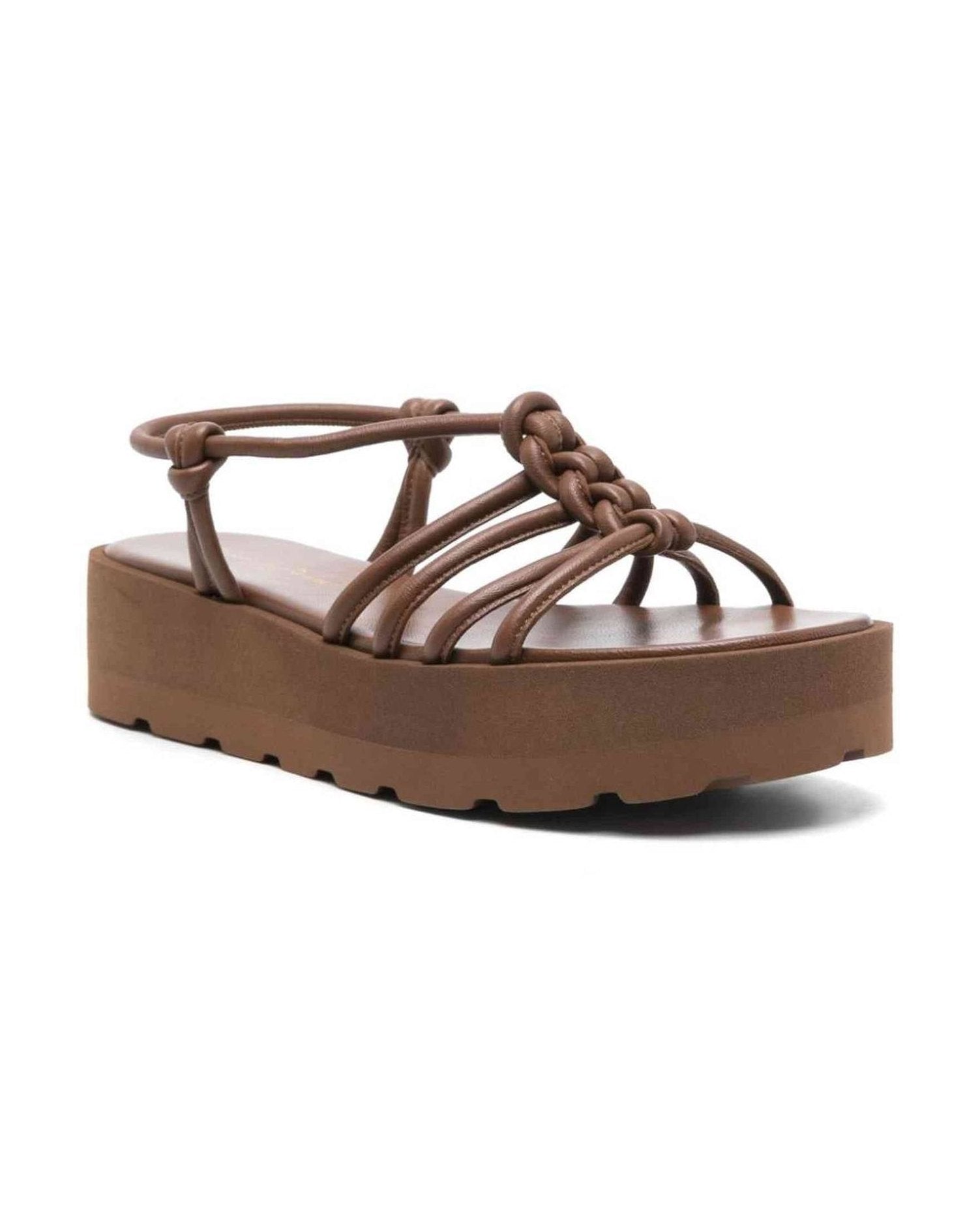 Gianvito Rossi Brown Leather Sandals Glam Steals