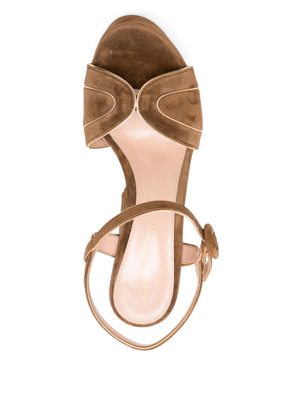 Gianvito Rossi Brown Leather Sandals Glam Steals
