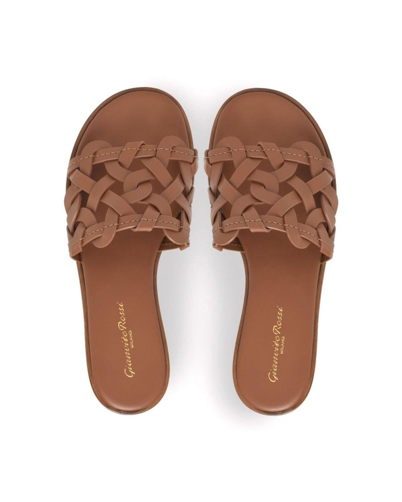 Gianvito Rossi Brown Leather Sandals Glam Steals