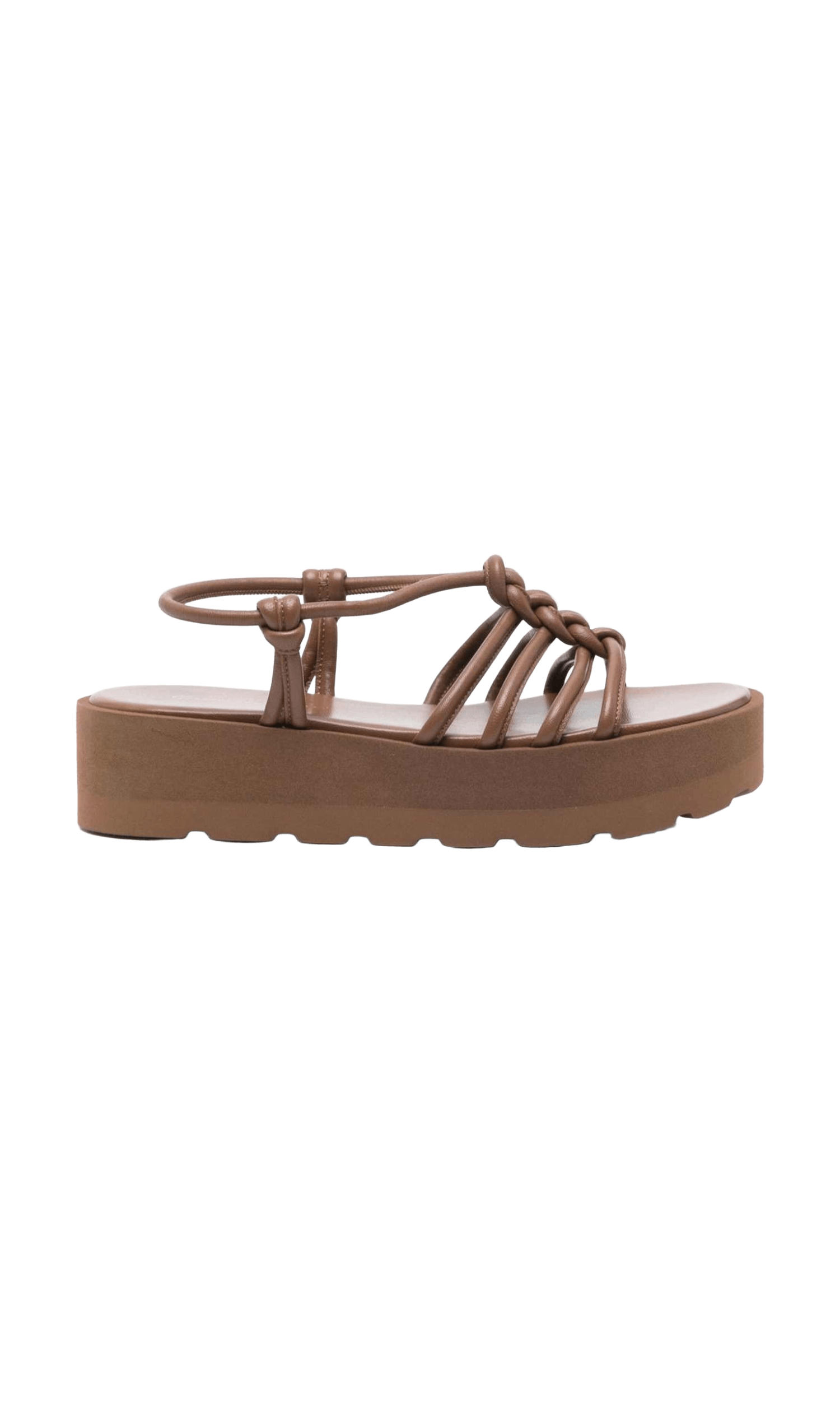 Gianvito Rossi Brown Leather Sandals Glam Steals
