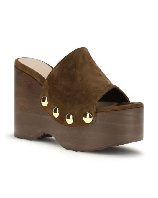 Gianvito Rossi Brown Other Fibres Clogs Glam Steals