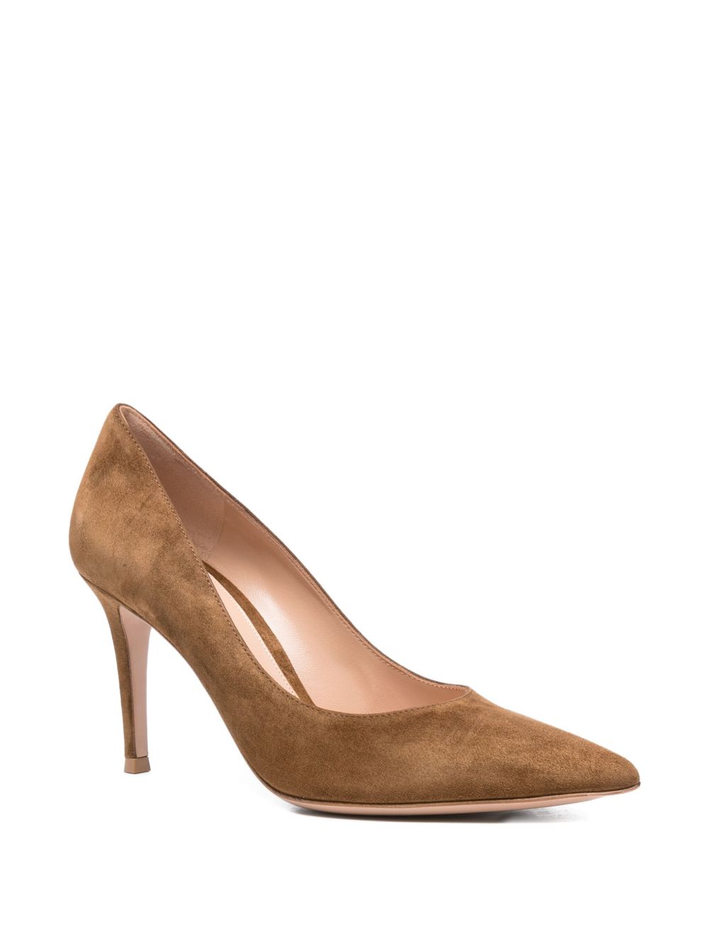 Gianvito Rossi Brown with Heel Glam Steals