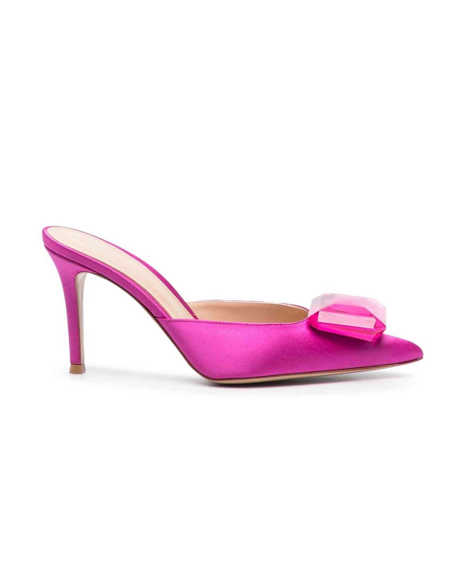 Gianvito Rossi Fuchsia With Heel Glam Steals