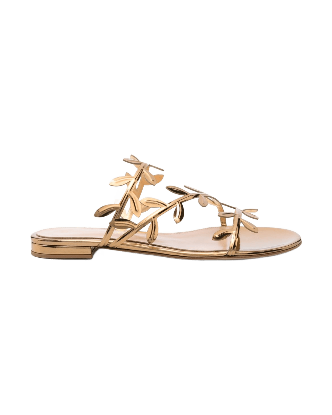 Gianvito Rossi Golden Sandals Glam Steals
