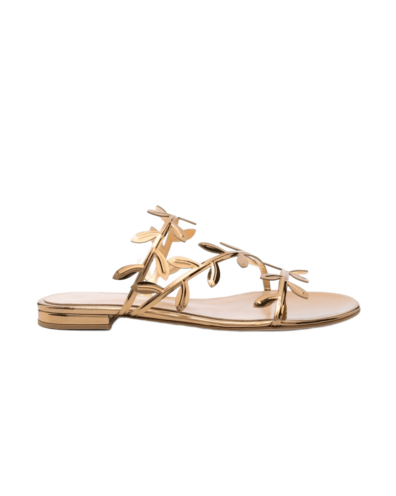 Gianvito Rossi Golden Sandals Glam Steals