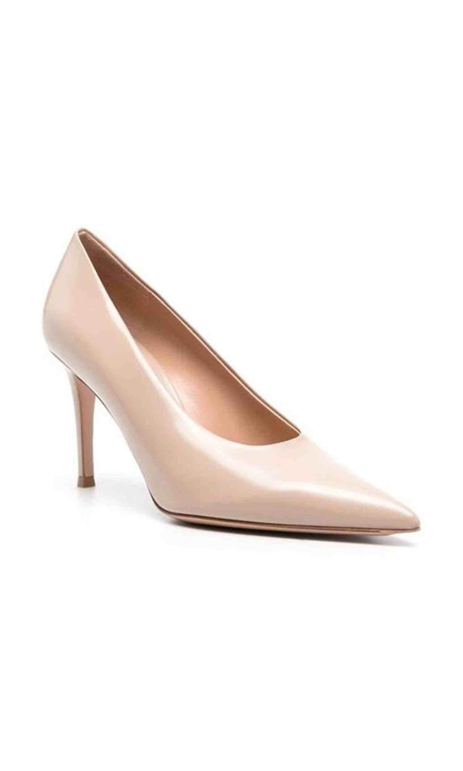 Gianvito Rossi Leather Robbie Pumps Glam Steals