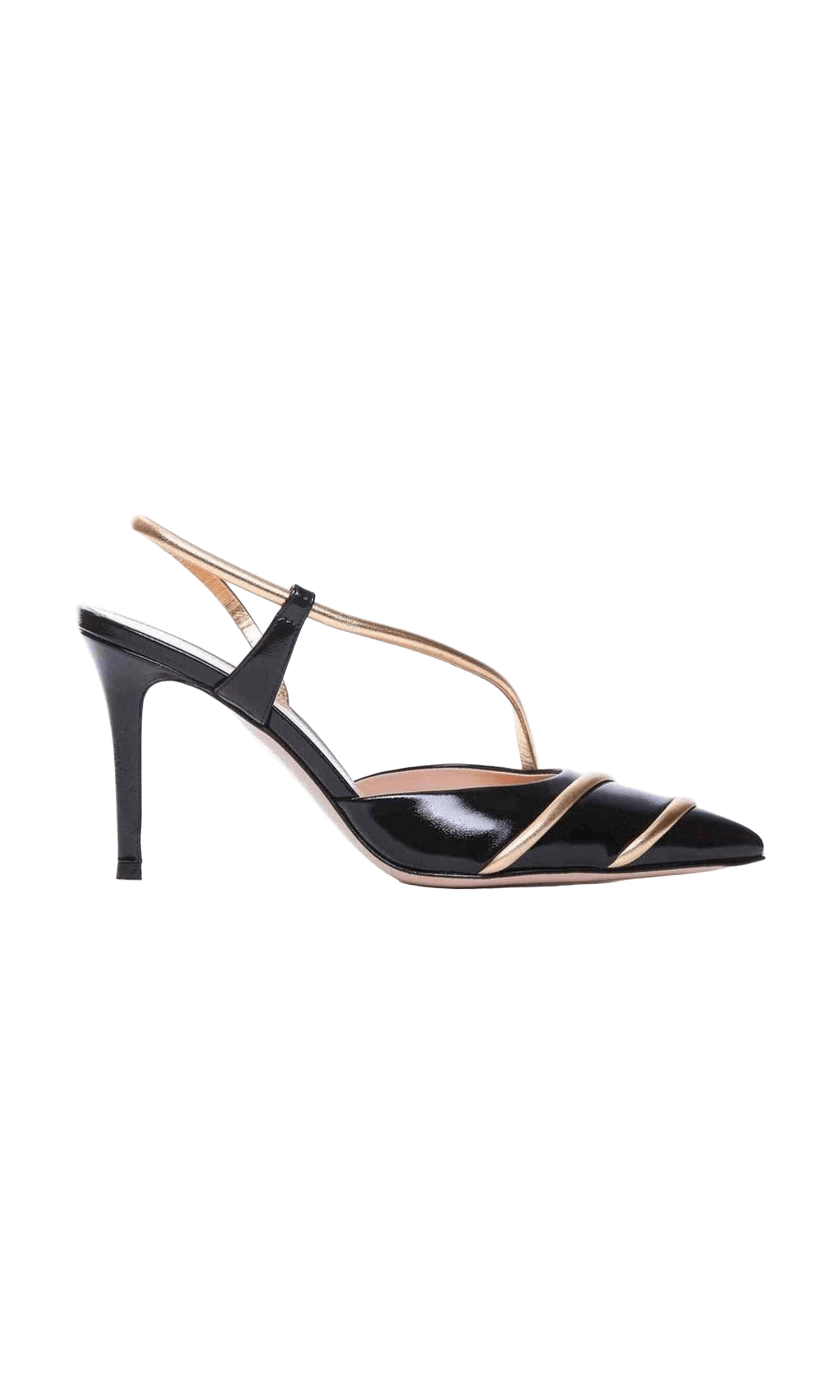 Gianvito Rossi Leather Slingback Pumps Glam Steals