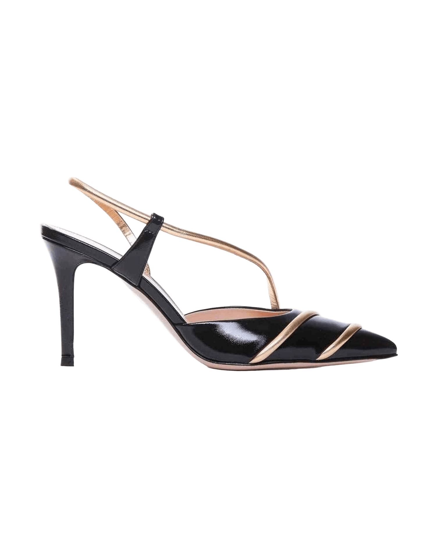 Gianvito Rossi Leather Slingback Pumps Glam Steals