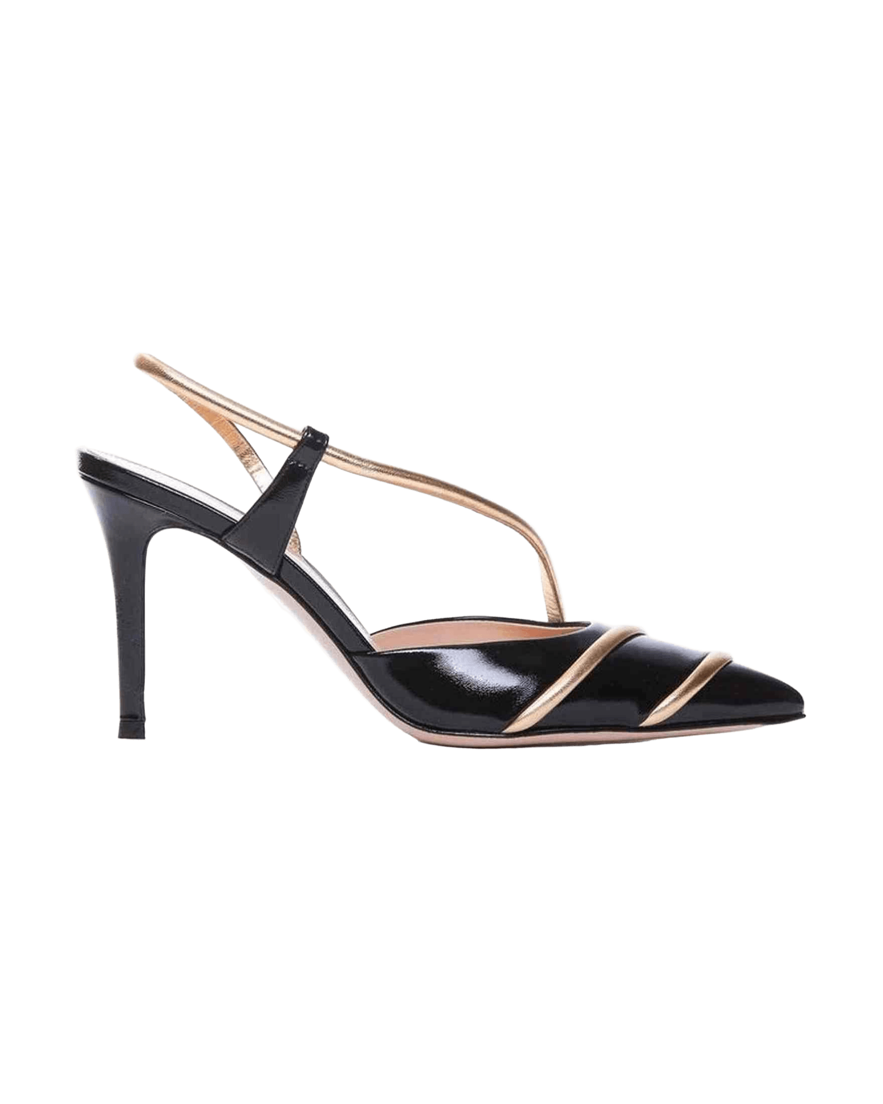 Gianvito Rossi Leather Slingback Pumps Glam Steals
