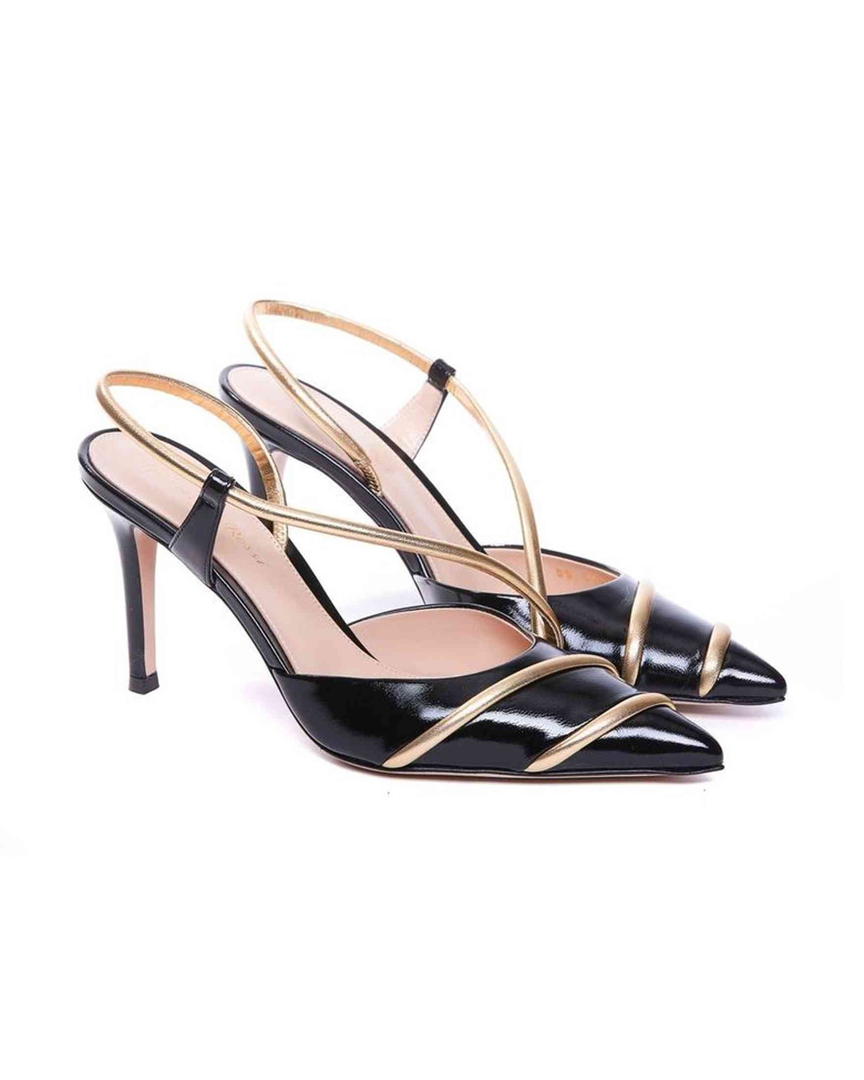 Gianvito Rossi Leather Slingback Pumps Glam Steals