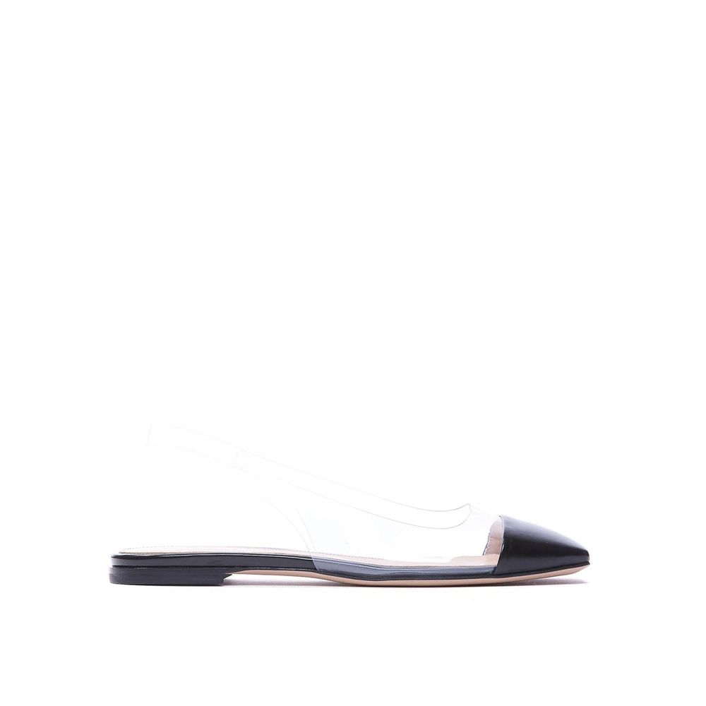 Gianvito Rossi Plexi Slingback Flats Glam Steals