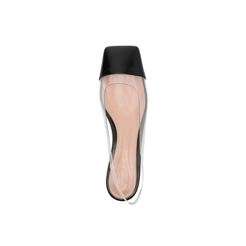 Gianvito Rossi Plexi Slingback Flats Glam Steals
