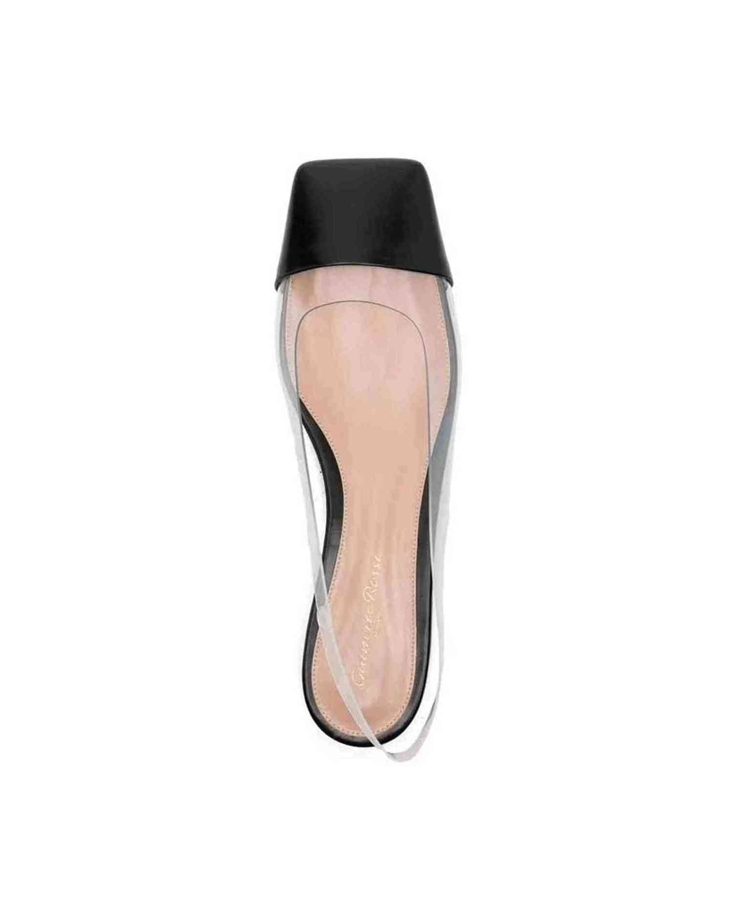 Gianvito Rossi Plexi Slingback Flats Glam Steals