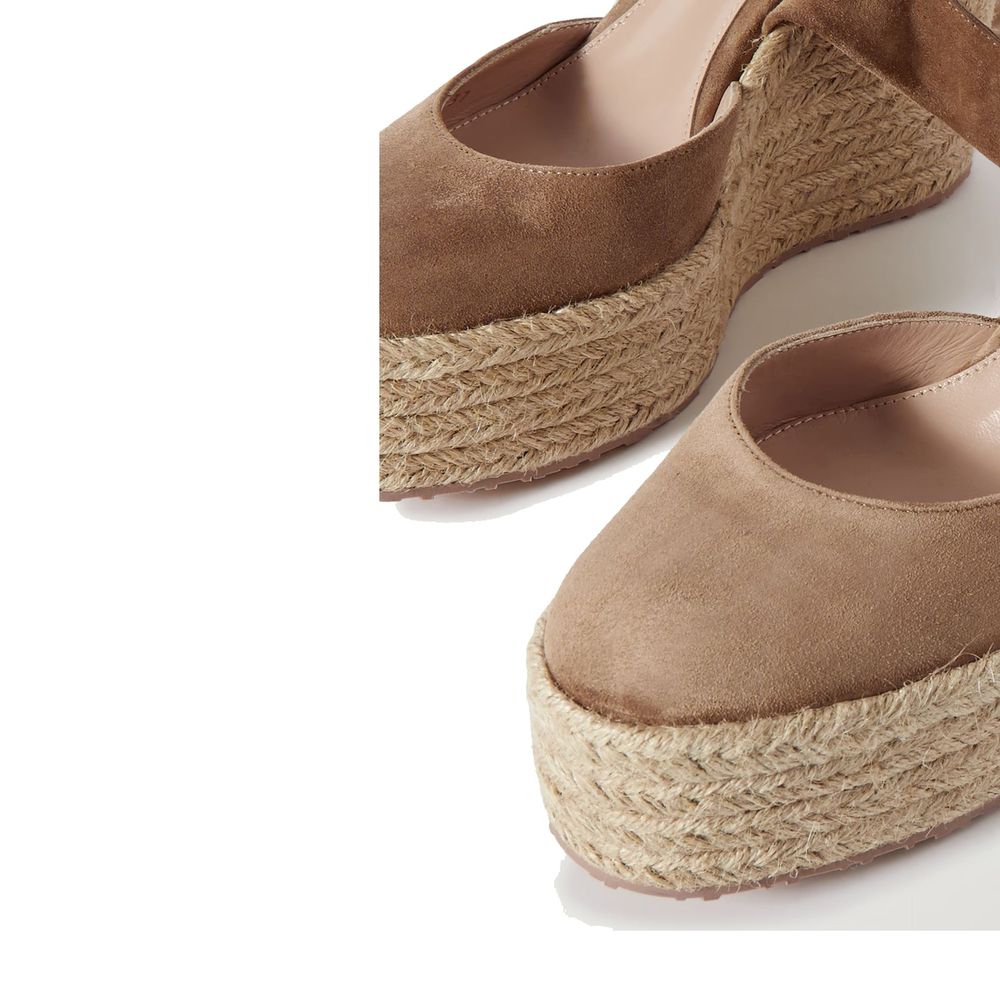 Gianvito Rossi Suede Wedge Espadrilles Glam Steals
