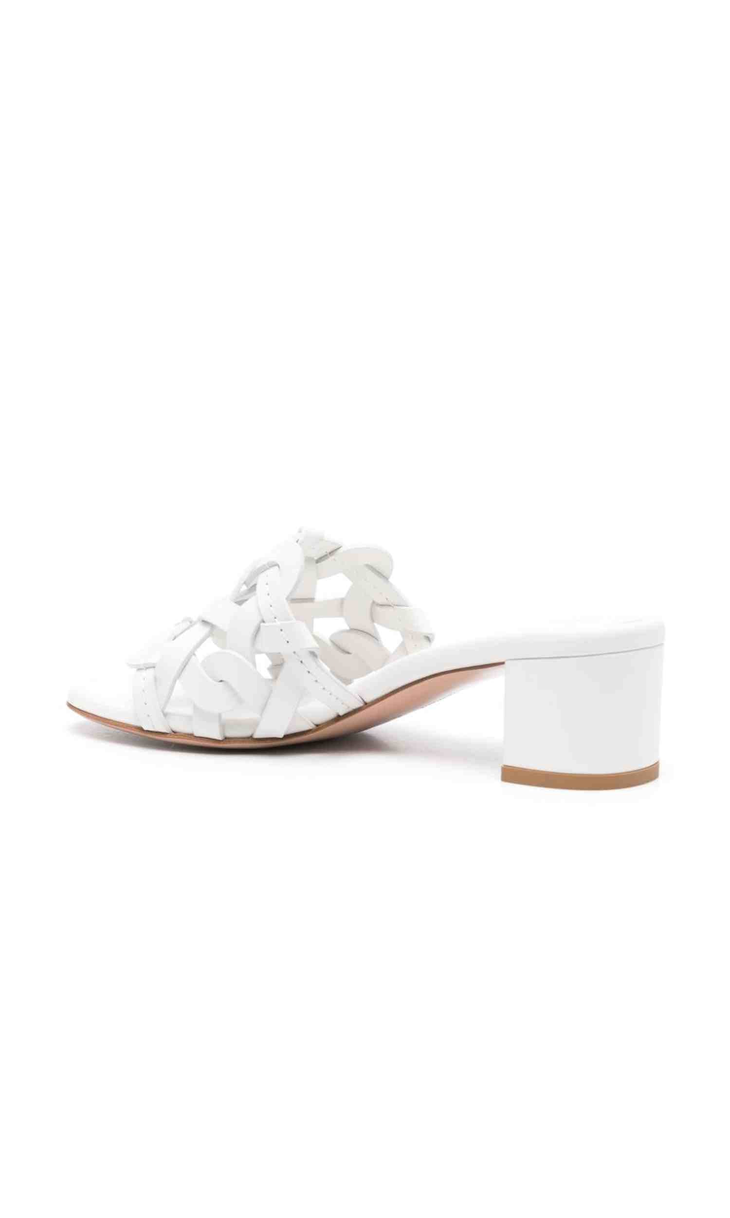 Gianvito Rossi White Sandals Glam Steals