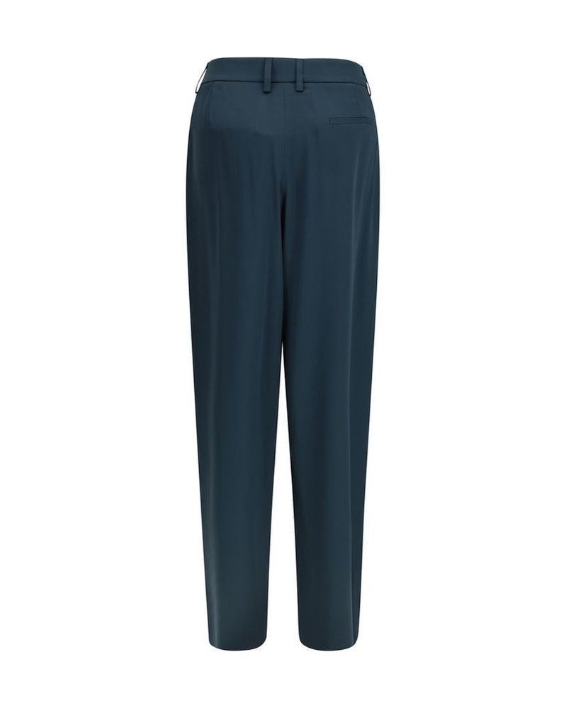 Giorgio Armani Blue Silk Casual Pant Glam Steals
