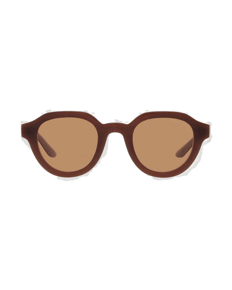 Giorgio Armani Brown Acetate Sunglasses Glam Steals