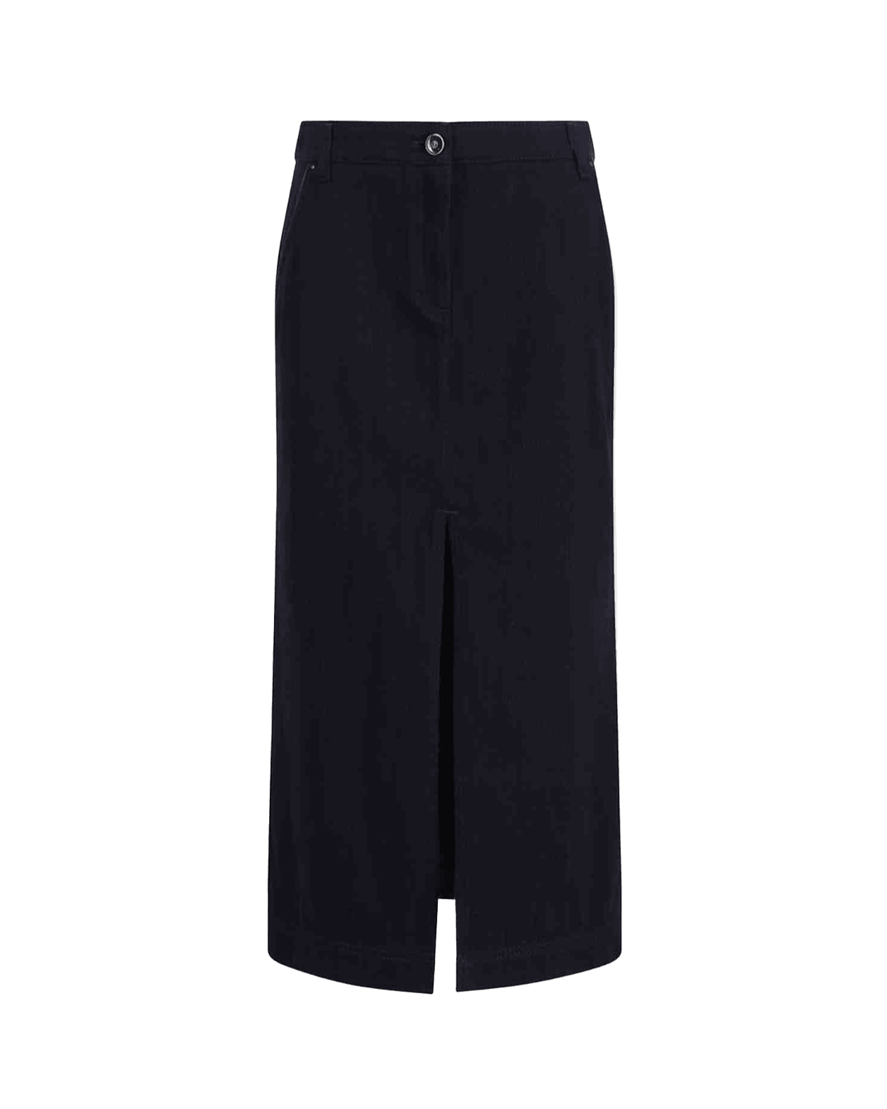 Giorgio Armani Blue Cotton Skirt Glam Steals