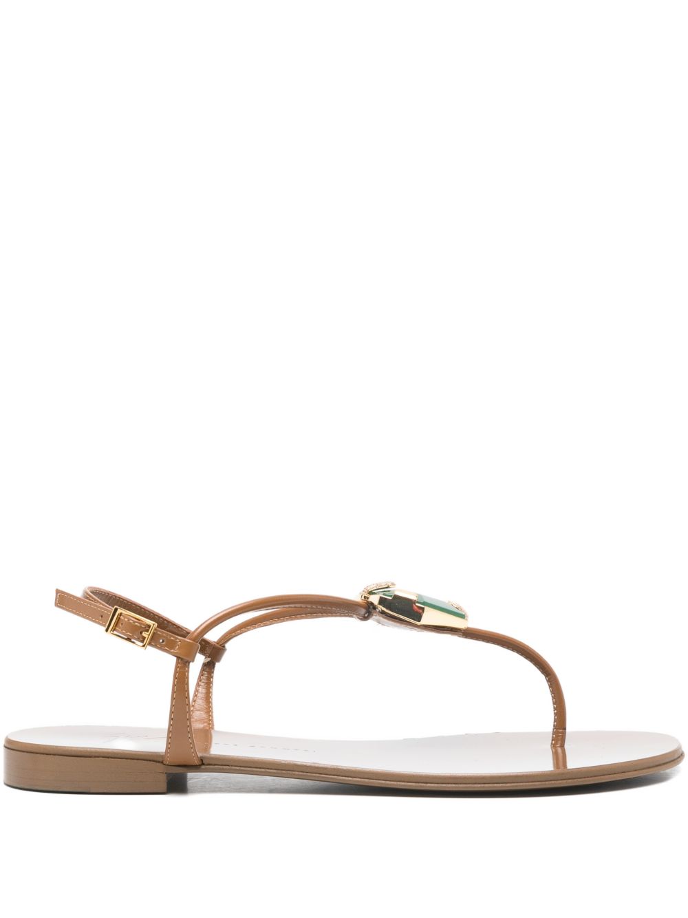 Giuseppe Zanotti Brown Sandals Glam Steals