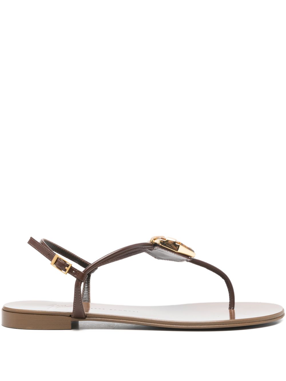 Giuseppe Zanotti Brown Sandals Glam Steals