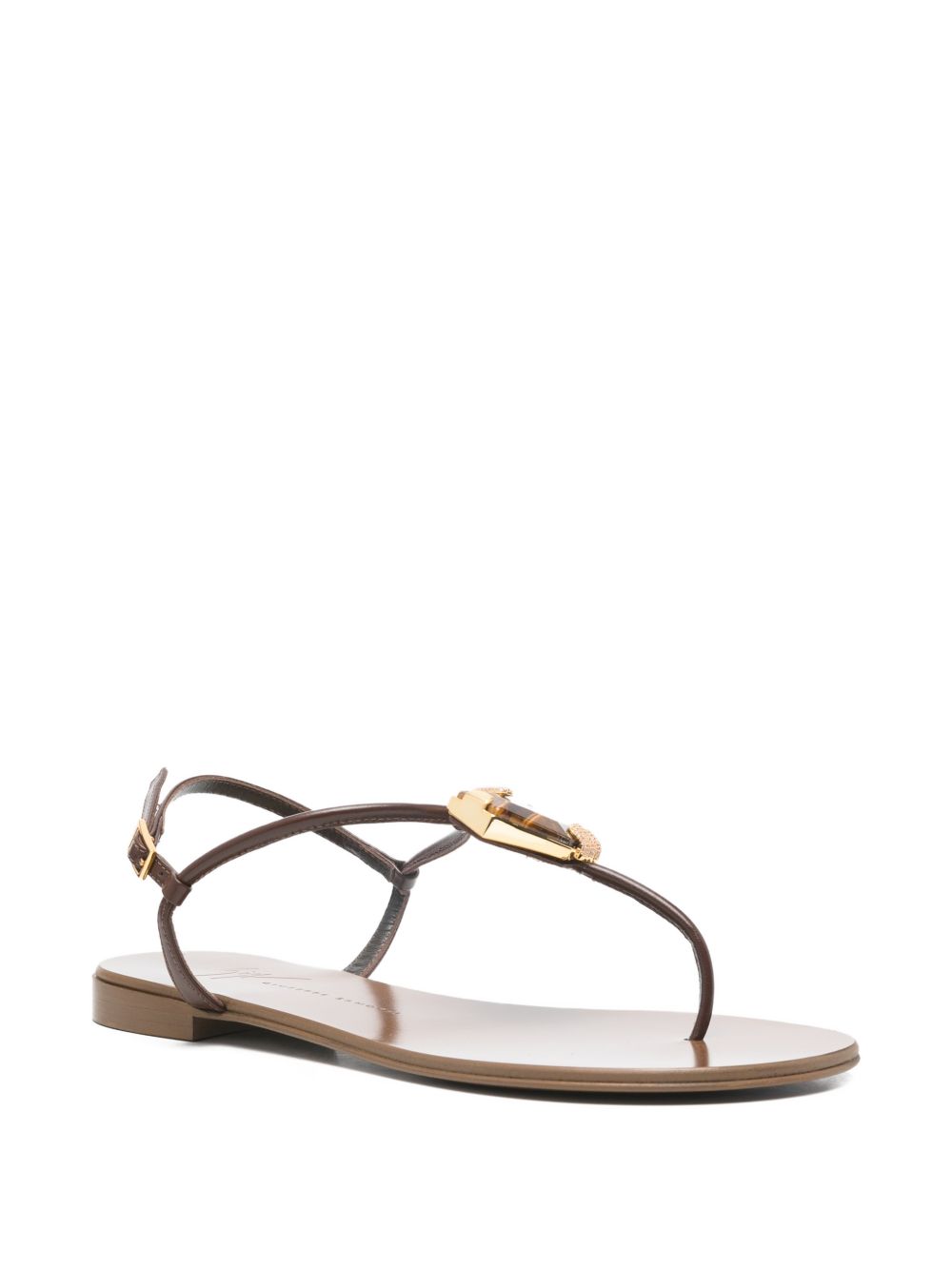 Giuseppe Zanotti Brown Sandals Glam Steals