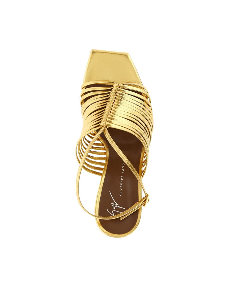 Giuseppe Zanotti Golden Sandals Glam Steals