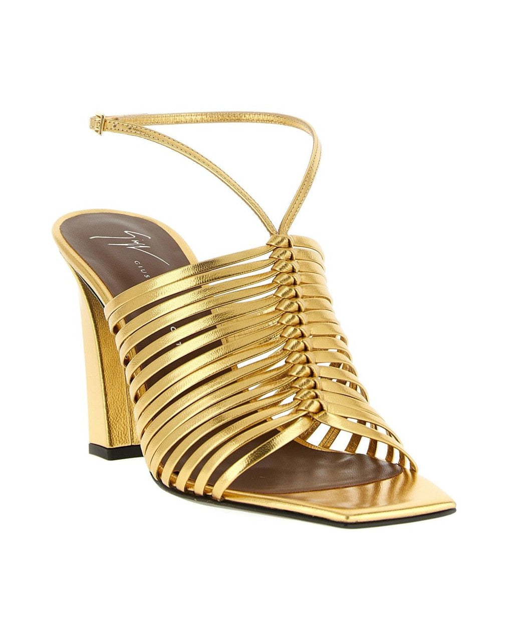 Giuseppe Zanotti Golden Sandals Heels