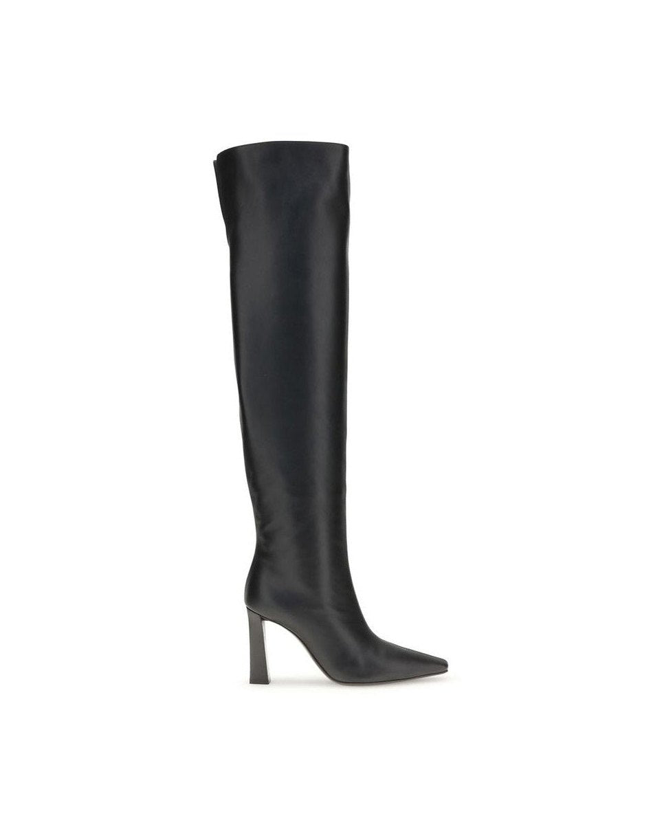 Giuseppe Zanotti Leather Extra High Boots Glam Steals
