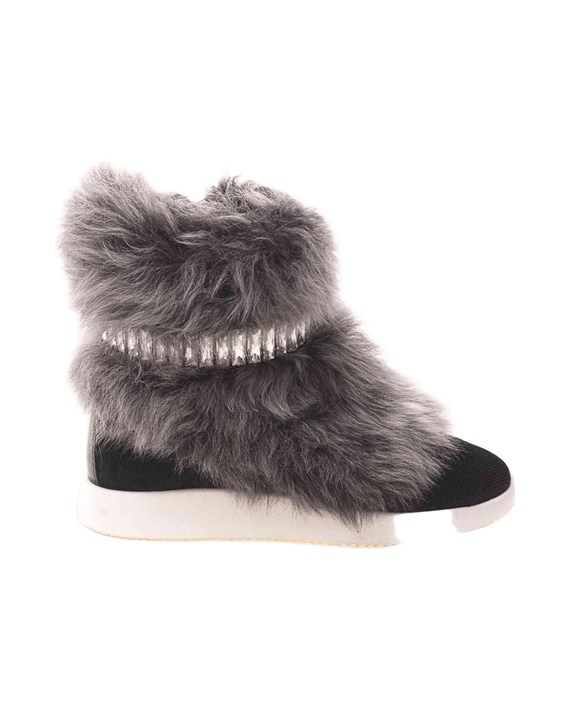 Giuseppe Zanotti Neoprene Black Sneaker Glam Steals