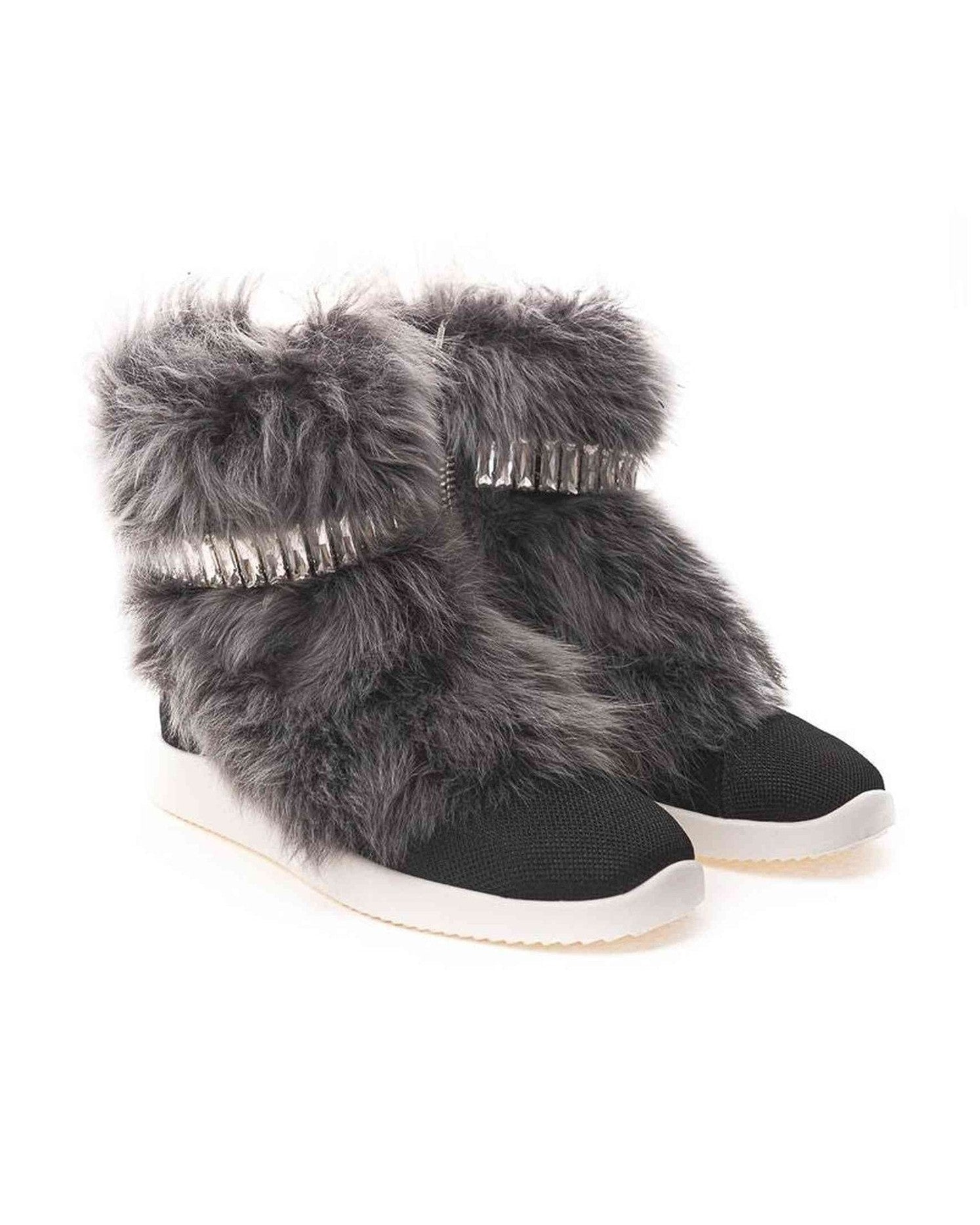 Giuseppe Zanotti Neoprene Black Sneaker Glam Steals