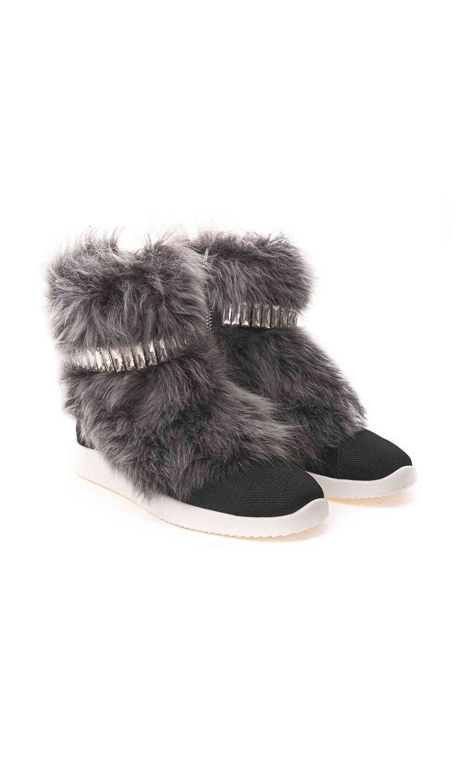 Giuseppe Zanotti Neoprene Black Sneaker Glam Steals