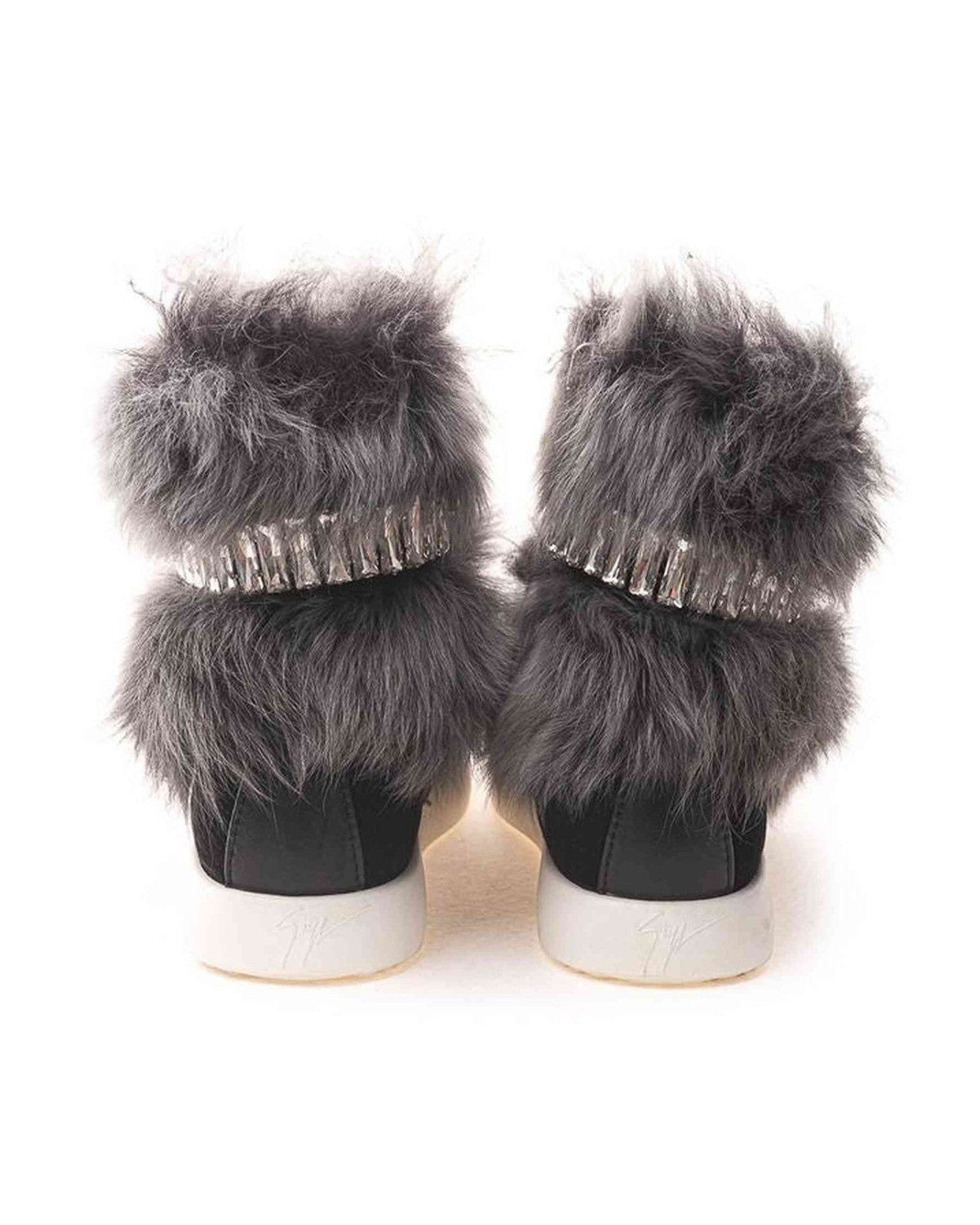 Giuseppe Zanotti Neoprene Black Sneaker Glam Steals