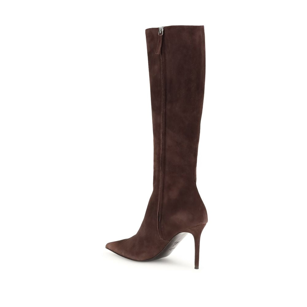 Giuseppe Zanotti Suede High Boots Glam Steals