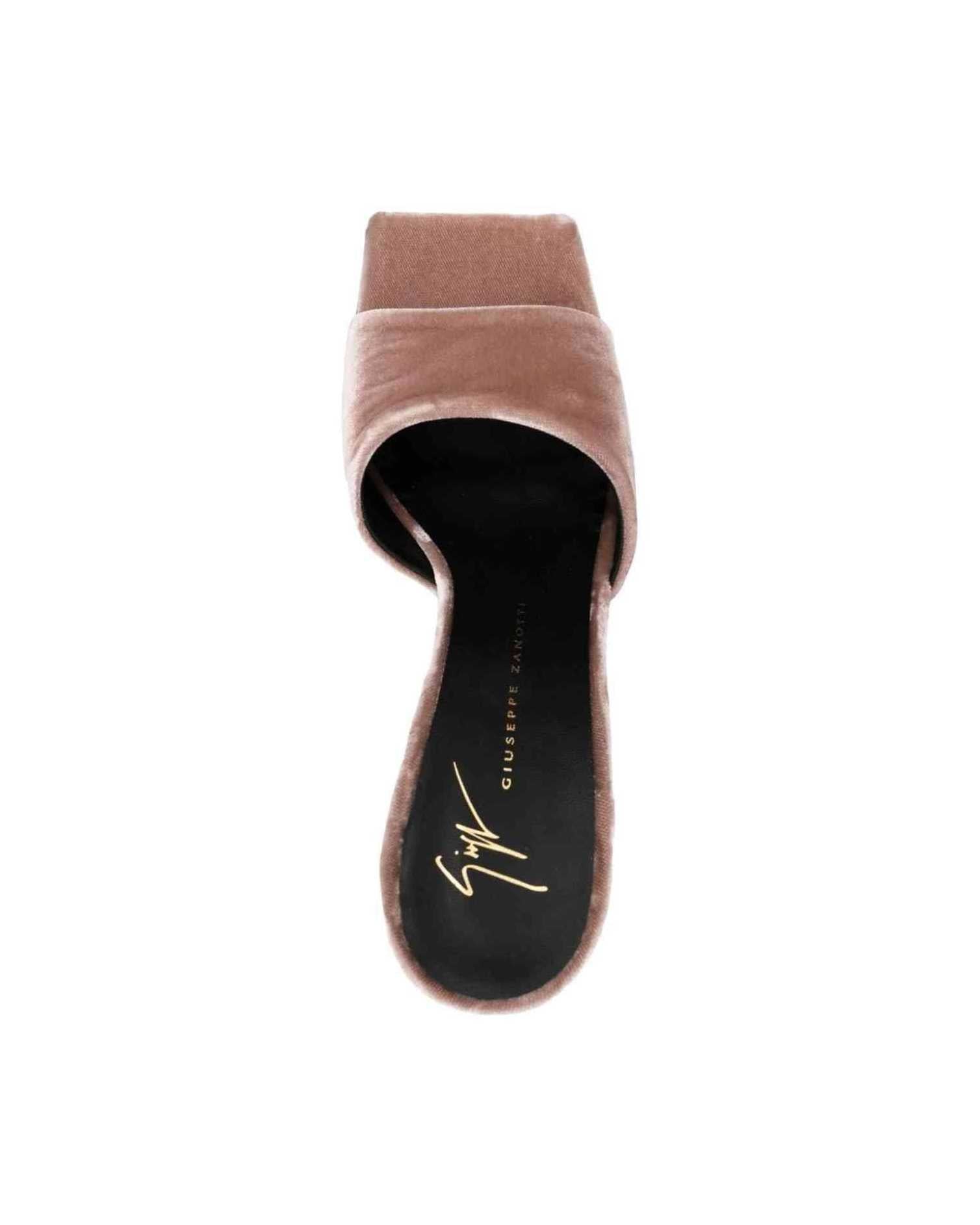 Giuseppe Zanotti Velvet Solhene 90mm Effect Sandals Glam Steals