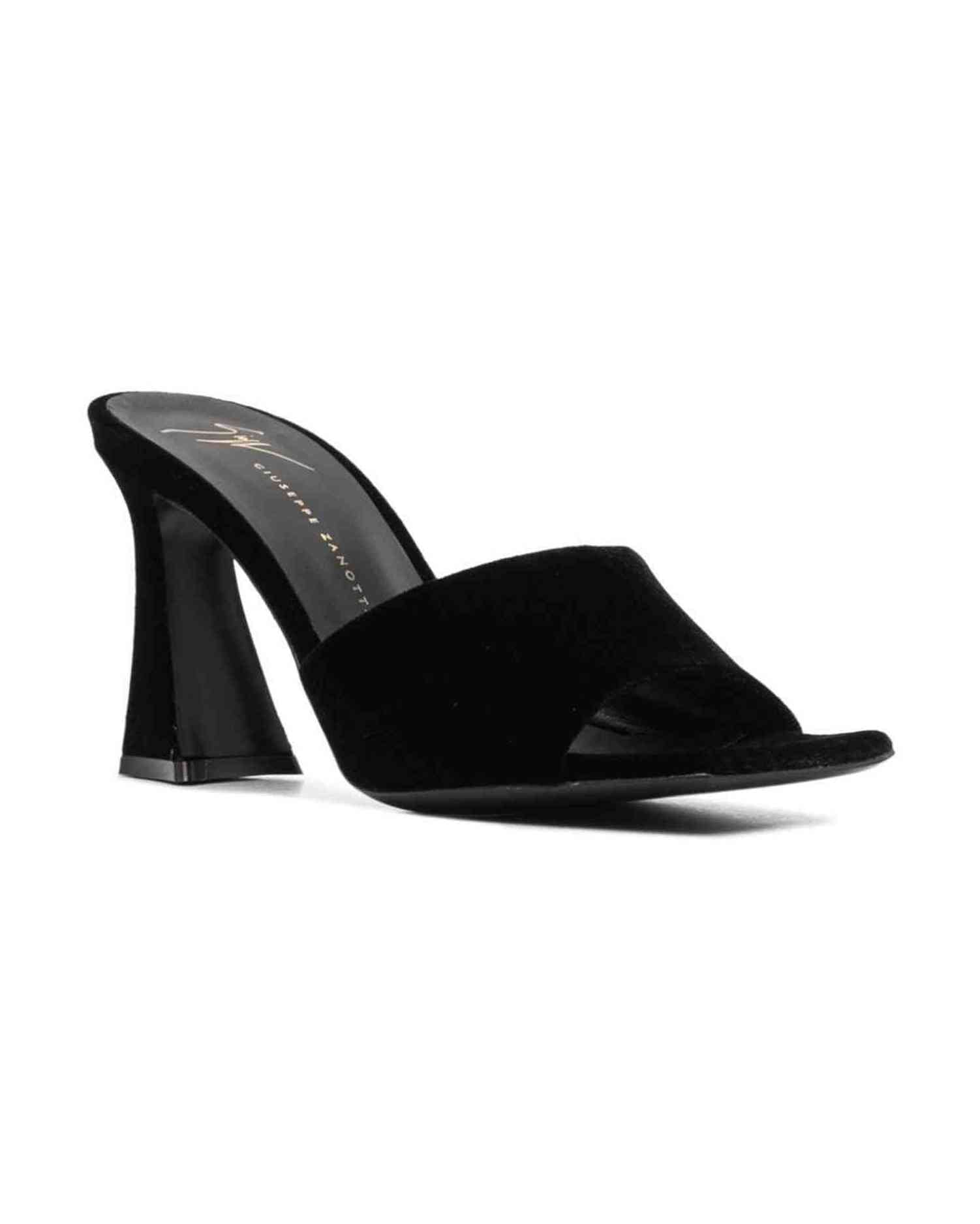 Giuseppe Zanotti Velvet Solhene 90mm Effect Sandals Glam Steals