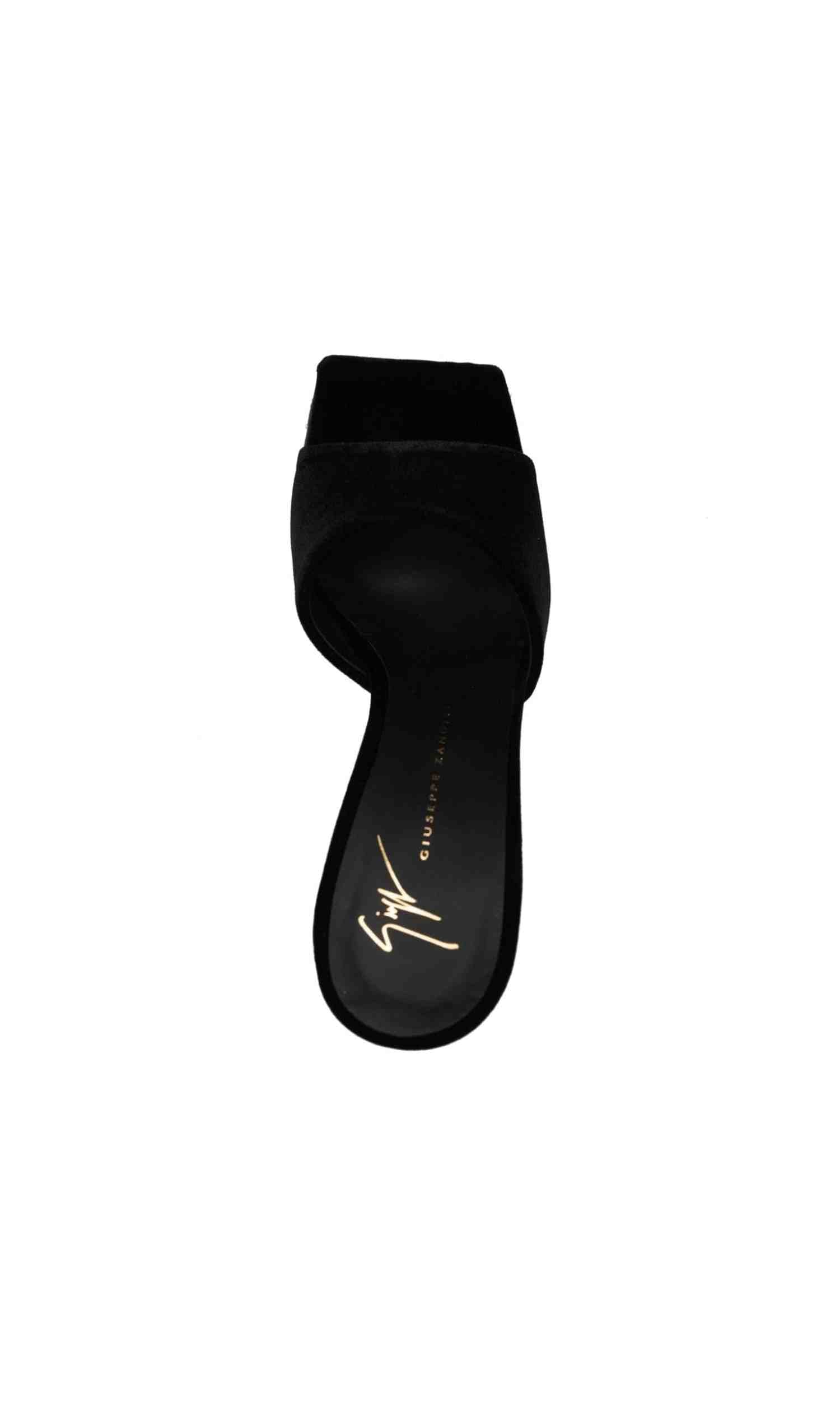 Giuseppe Zanotti Velvet Solhene 90mm Effect Sandals Glam Steals