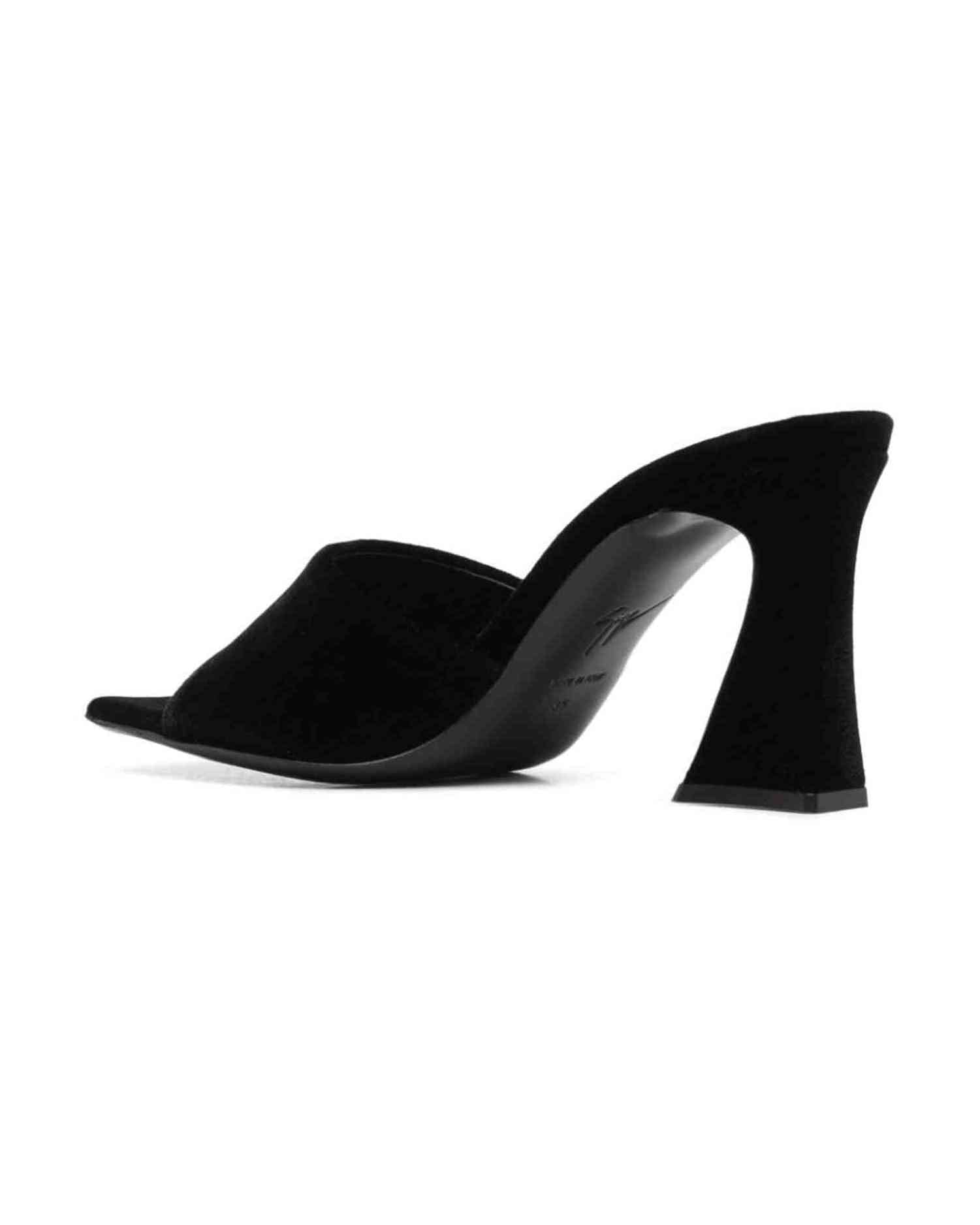 Giuseppe Zanotti Velvet Solhene 90mm Effect Sandals Glam Steals