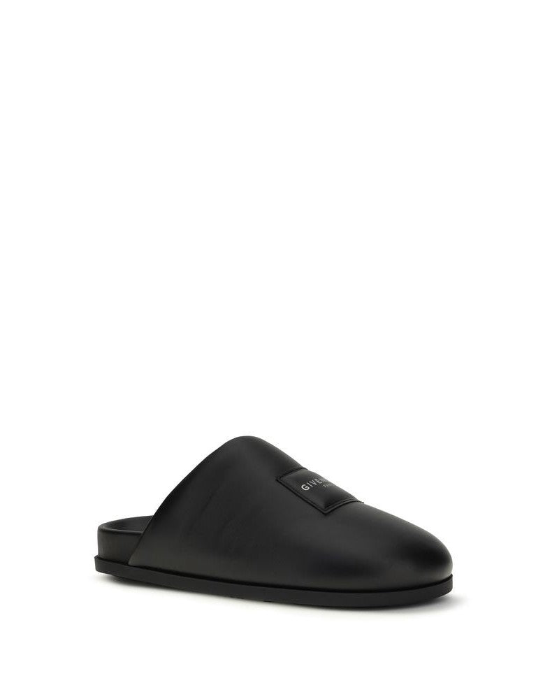 Givenchy Black Calf Leather Bos Taurus Mules Glam Steals