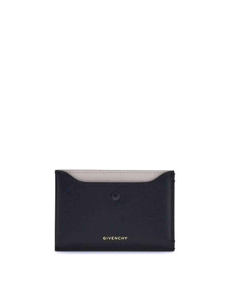 Givenchy Black Calf Leather Bos Taurus Wallet 